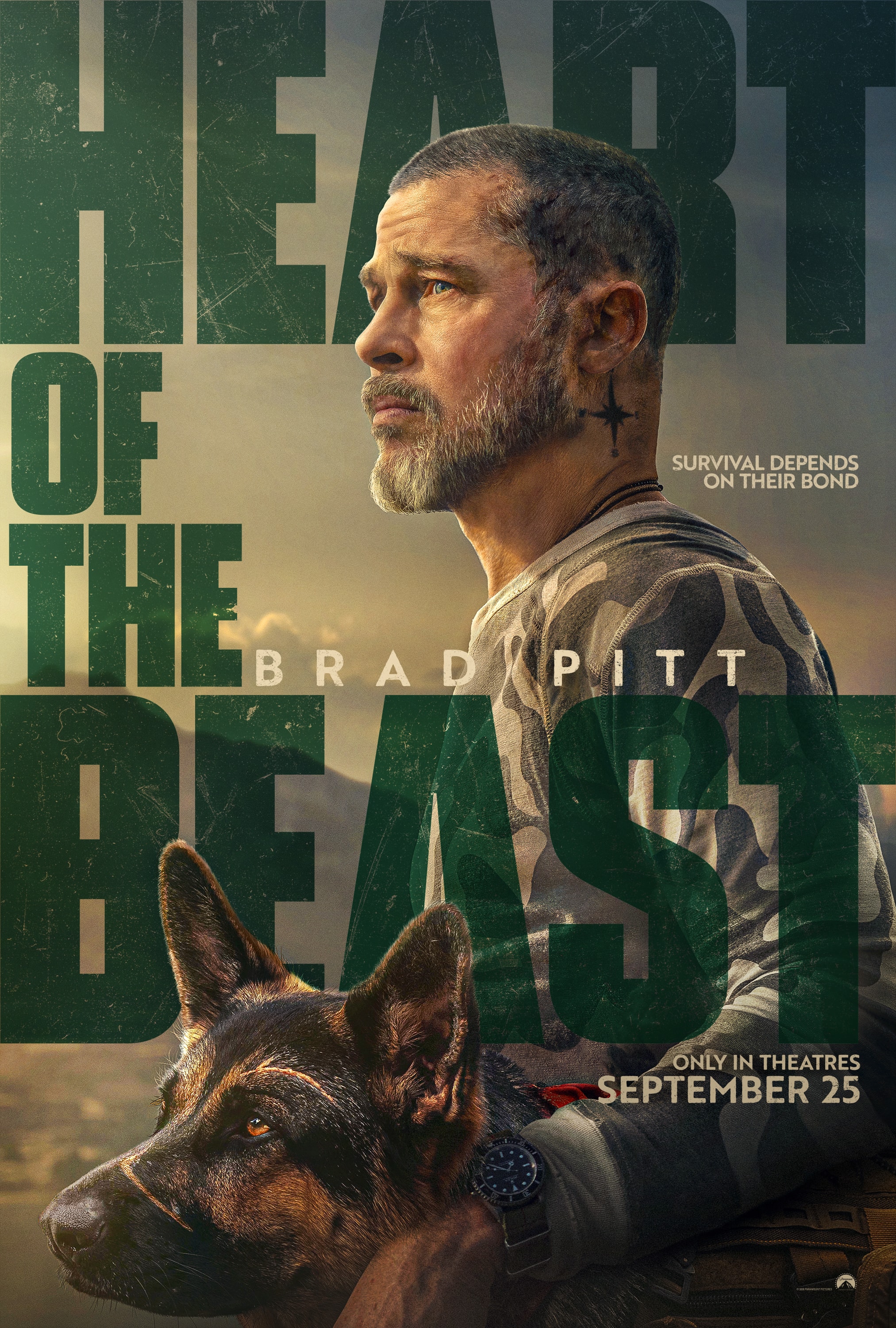 Heart of the Beast — Brad Pitt — Only in Theatres September 25