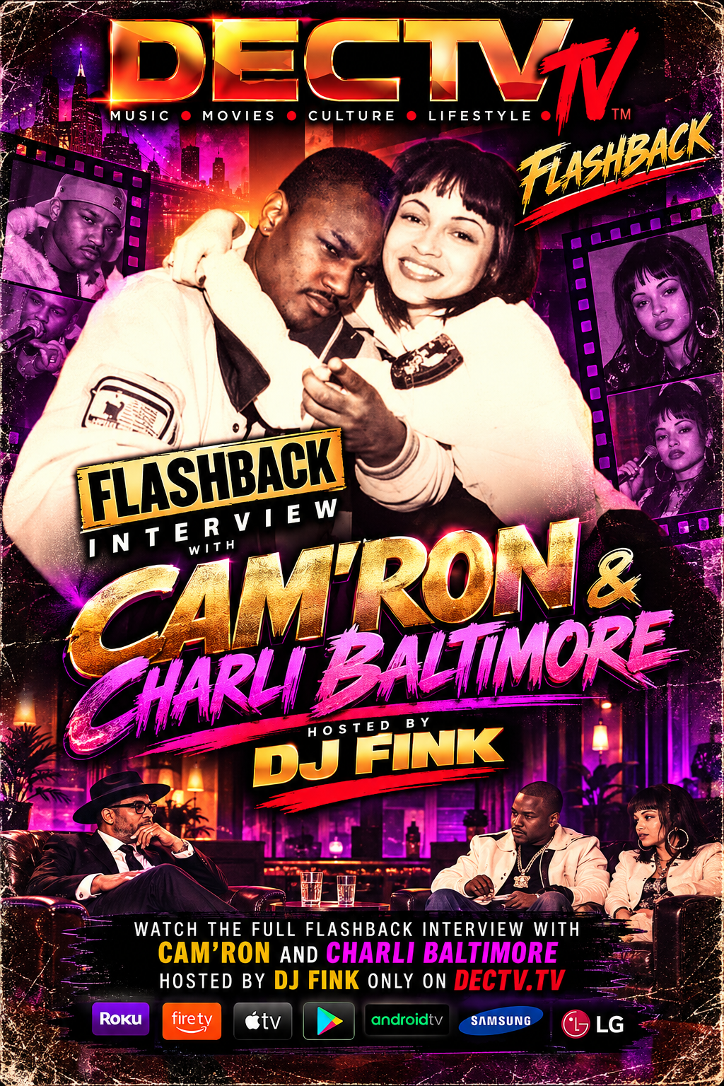 Cam'ron & Charli Baltimore — Flashback Interview with DJ Fink